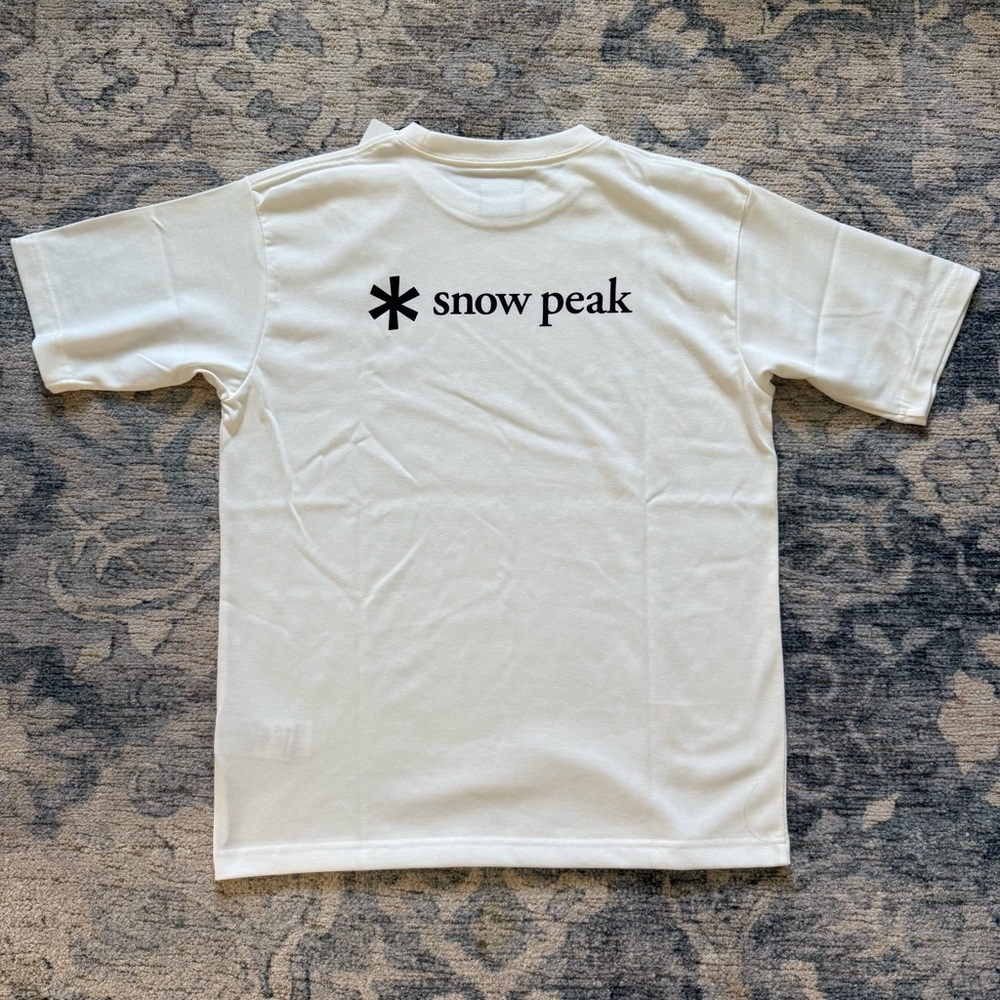Snow Peak White Logo T shirt size medium brand new with tags - Picture 2 of 5